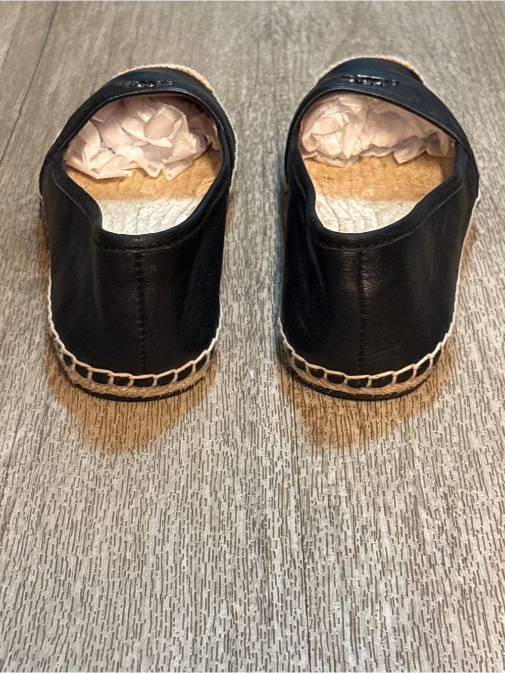 COACH BLACK RHODELLE ESPADRILLE FLATS SJZE 6 - Picture 5 of 7